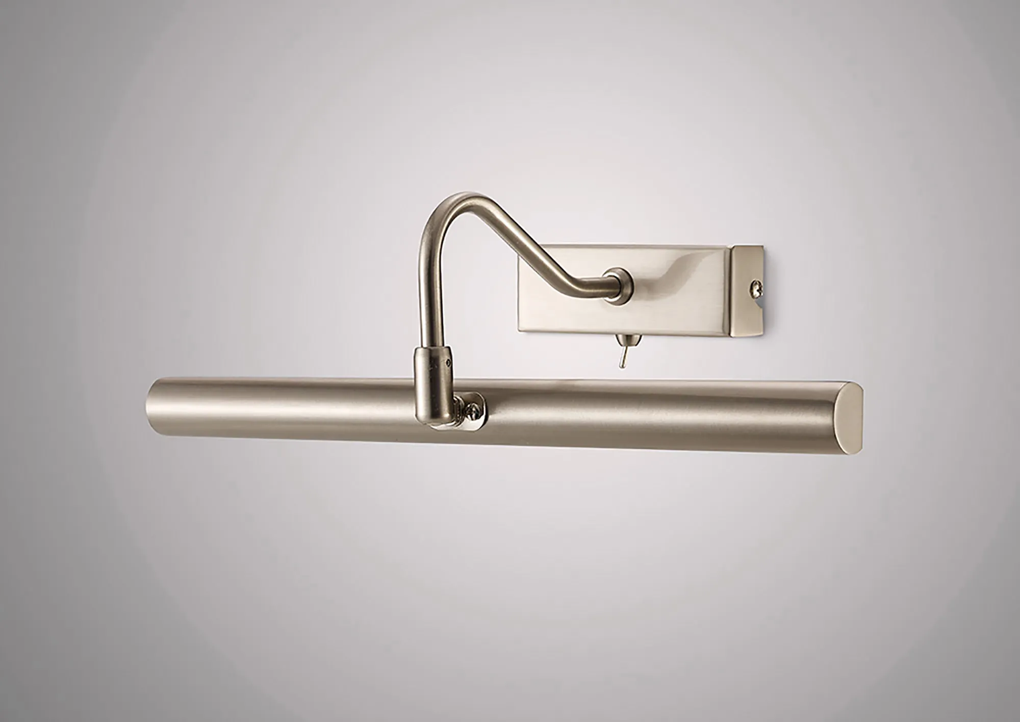 Abacus 8W Dimmable Wall/Picture Light Switched 4000K Satin Nickel DK1089  Deco Abacus Dimmable Satin Nickel